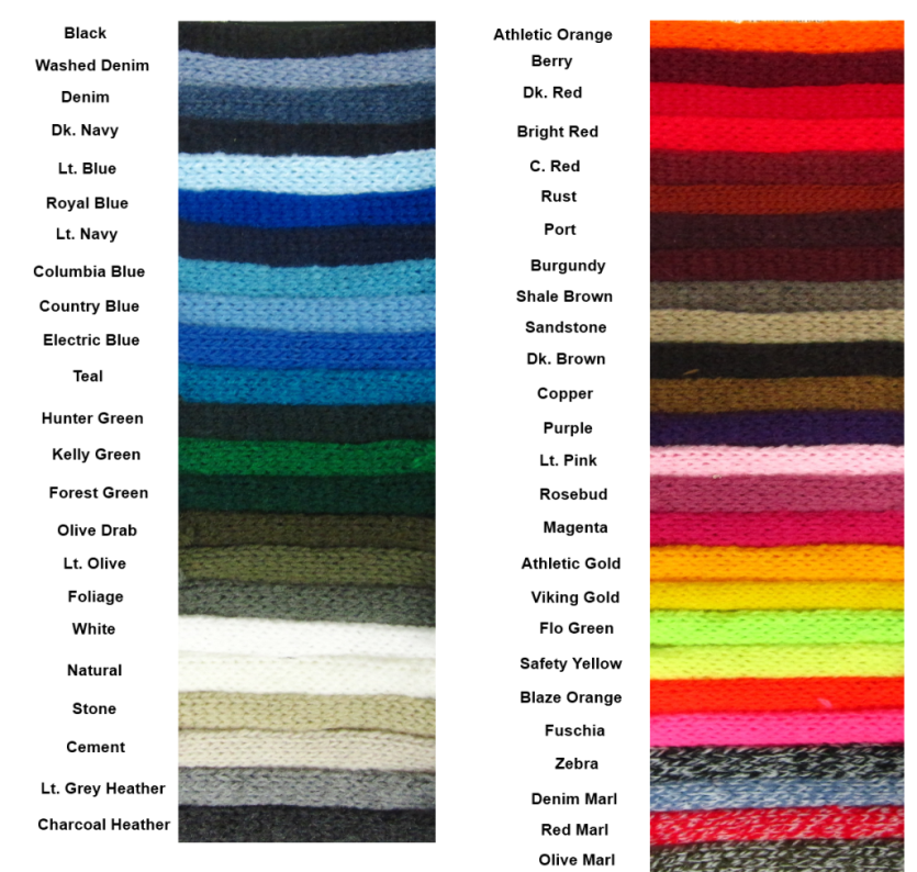 Knitting Color Chart